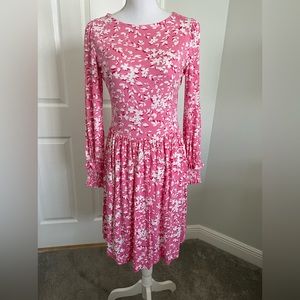 Draper James Kitty Dress in Pink Shadow Floral
